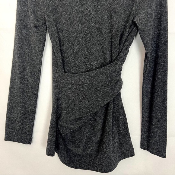 T Alexander Wang CharcoalGray Long Sleeve Top - Picture 5 of 8